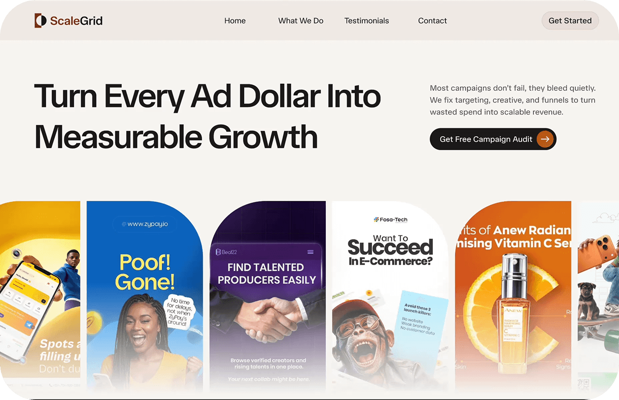 Frontend website design preview