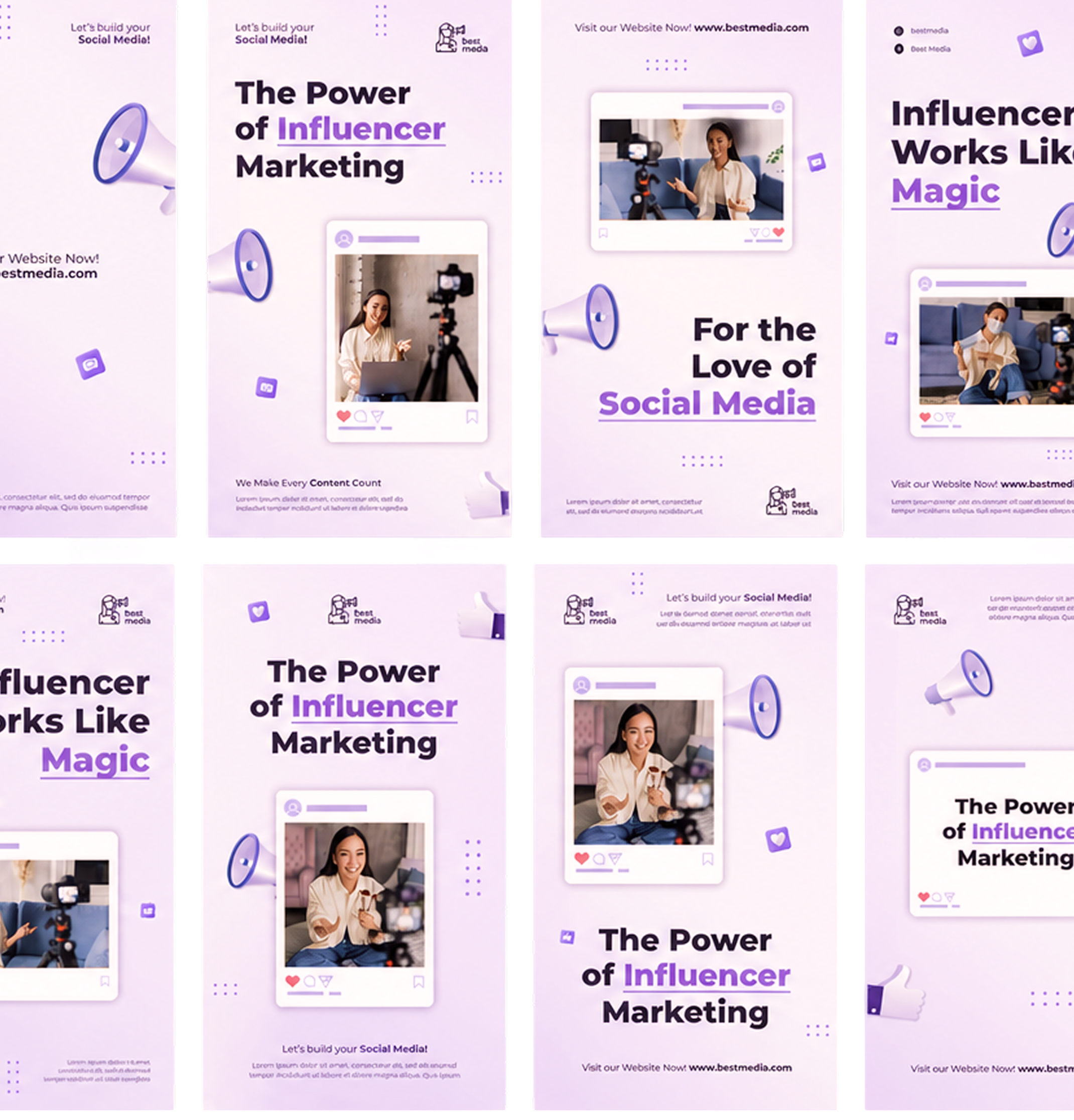 Content and social media previews
